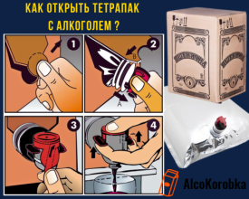 Как Открыть Тетрапак С Алкоголем (10 литров водки)?